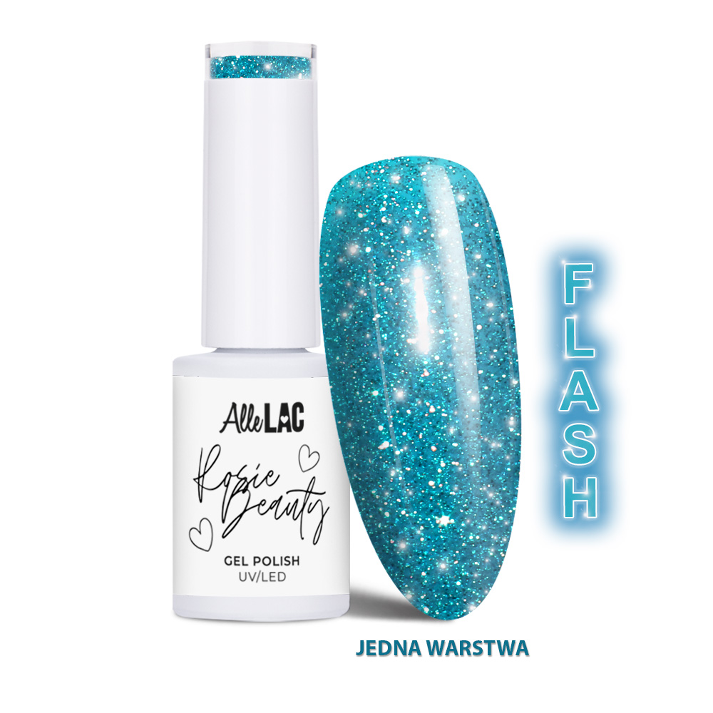 Lakier hybrydowy LED/UV Gel Polish AlleLac x Rosie Beauty Spring Vibes Siren Voice HEMA/Di-HEMA Free 6g