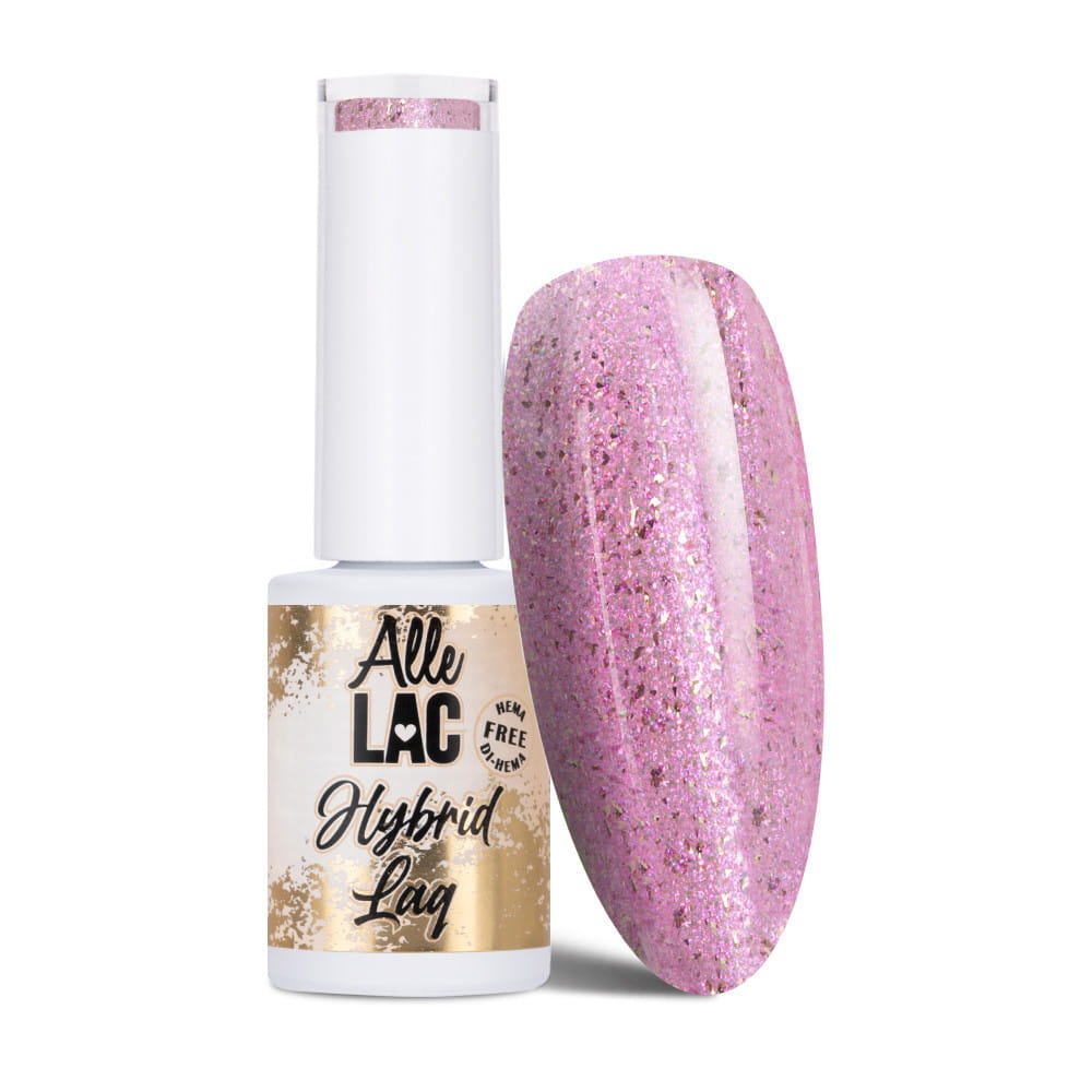 Lakier hybrydowy LED/UV Gel Polish AlleLac Over the Rainbow Nr 76 HEMA/Di-HEMA Free 5g