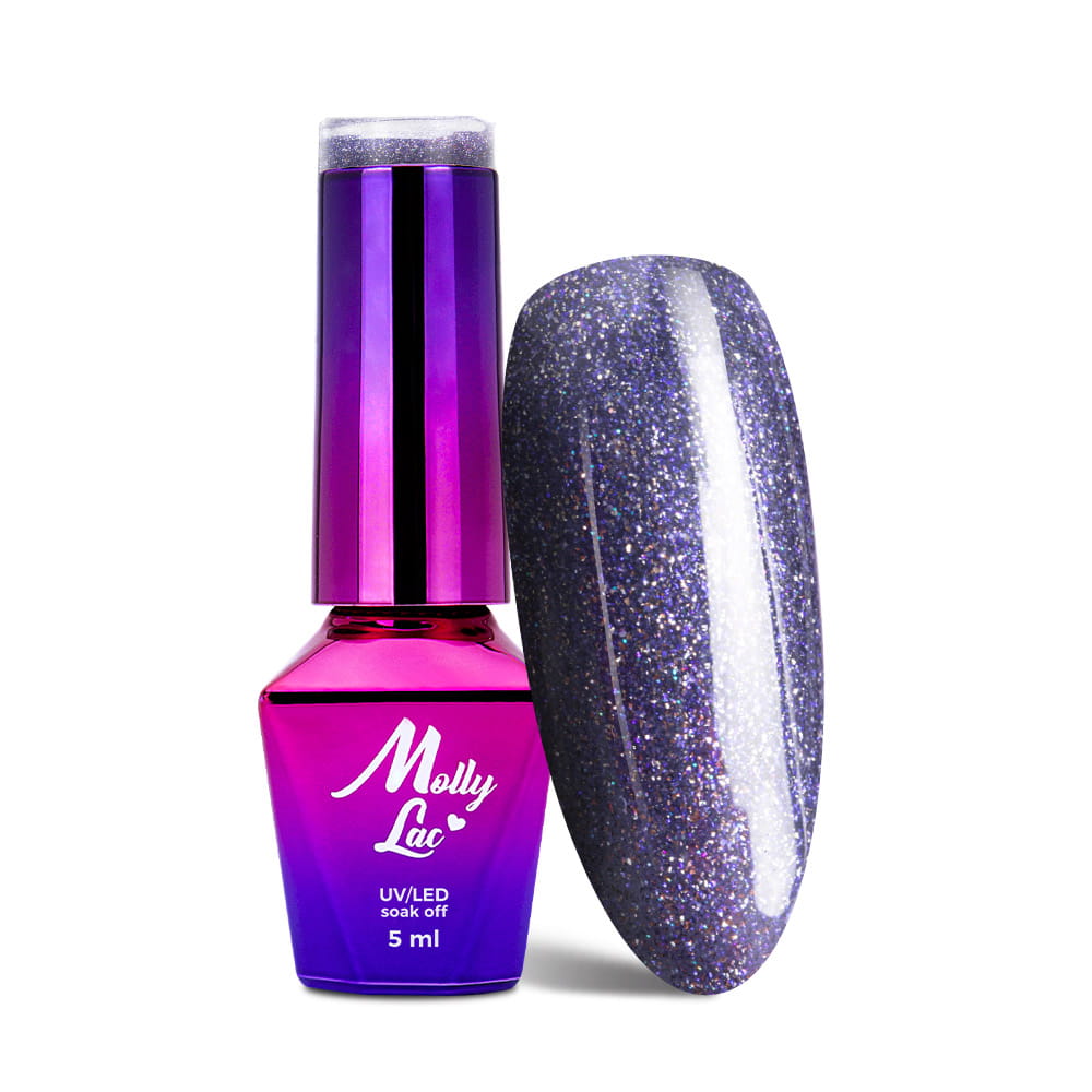 Lakier hybrydowy LED/UV Gel Polish MollyLac Wedding Dream & Champagne Nr 387 Spumante 5 ml