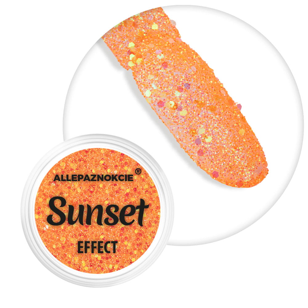 Pyłek do paznokci Sunset Effect Allepaznokcie 1 g Nr 10