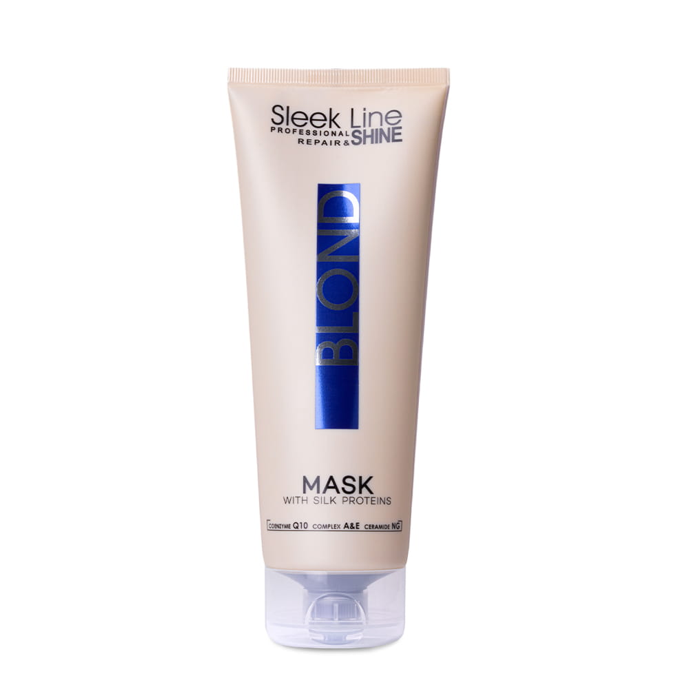 Maska do włosów z jedwabiem Stapiz Sleek Line Blond 250 ml
