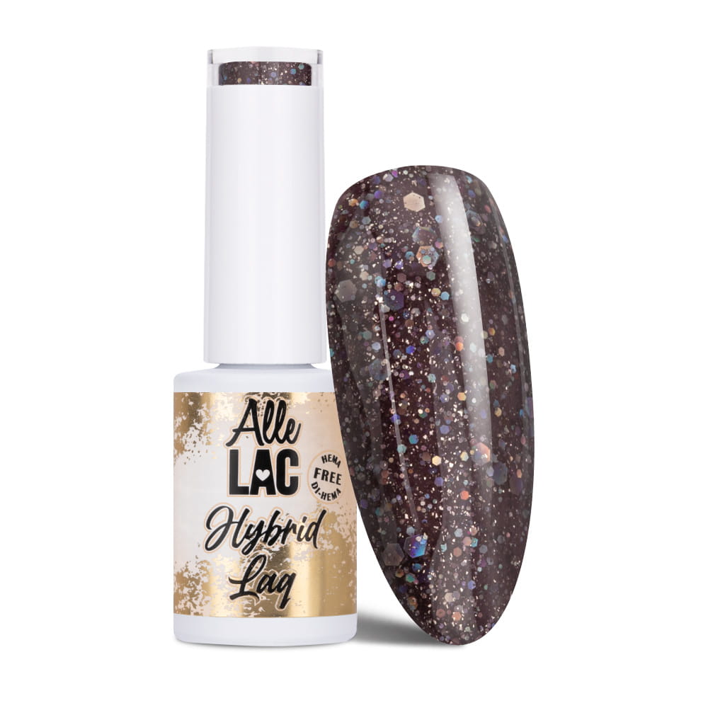 Lakier hybrydowy LED/UV Gel Polish AlleLac Coffee & Chocolate Collection Nr 53 HEMA/Di-HEMA Free 5g