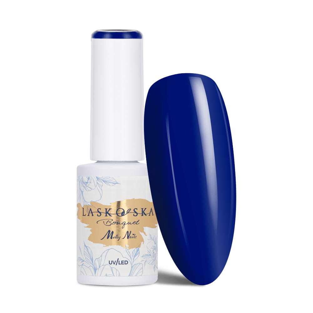 Lakier hybrydowy LED/UV Gel Polish Molly Nails @Bouquet by Laskovska Muscari HEMA/Di-HEMA Free 7g