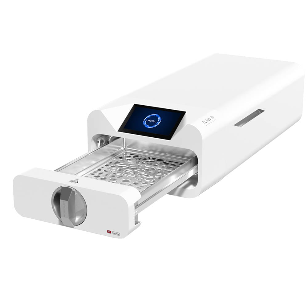 Autoklaw Enbio S LED Light + Filtr Wody GRATIS + Paszport techniczny + Certyfikat Bezpieczeństwa GRATIS biały