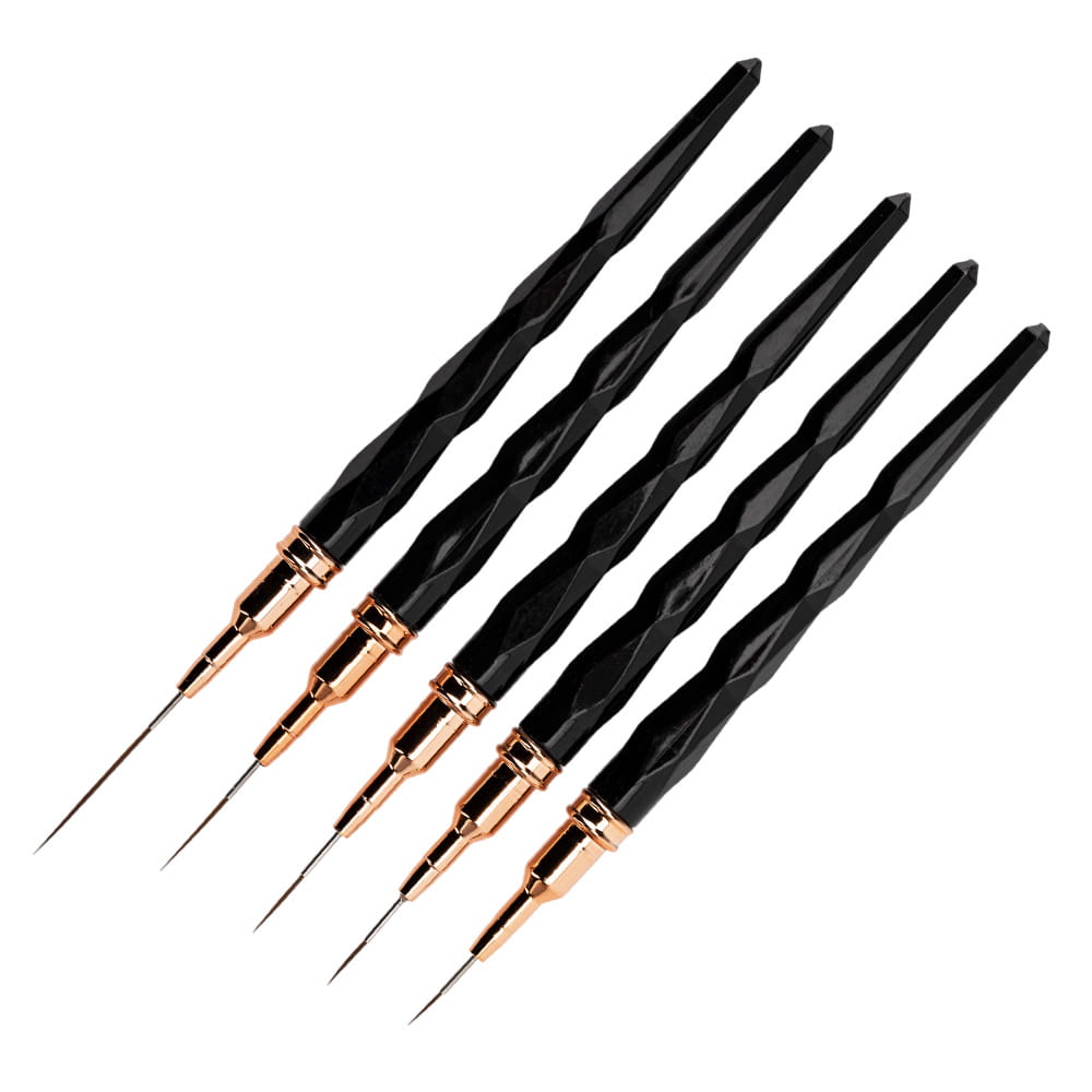 Zestaw pędzli do zdobień NTN Premium czarne 5 szt