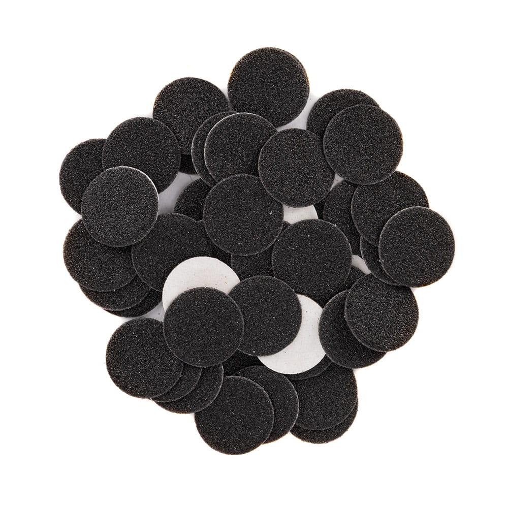 Nakładki ścierne tarcze wymienne 150 grit do PodoDisk rozmiar S 15 mm 50 szt