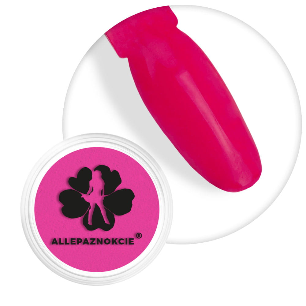 Pyłek do paznokci Smoke Nails Efekt Dymu Allepaznokcie Neon Raspberry Nr 10