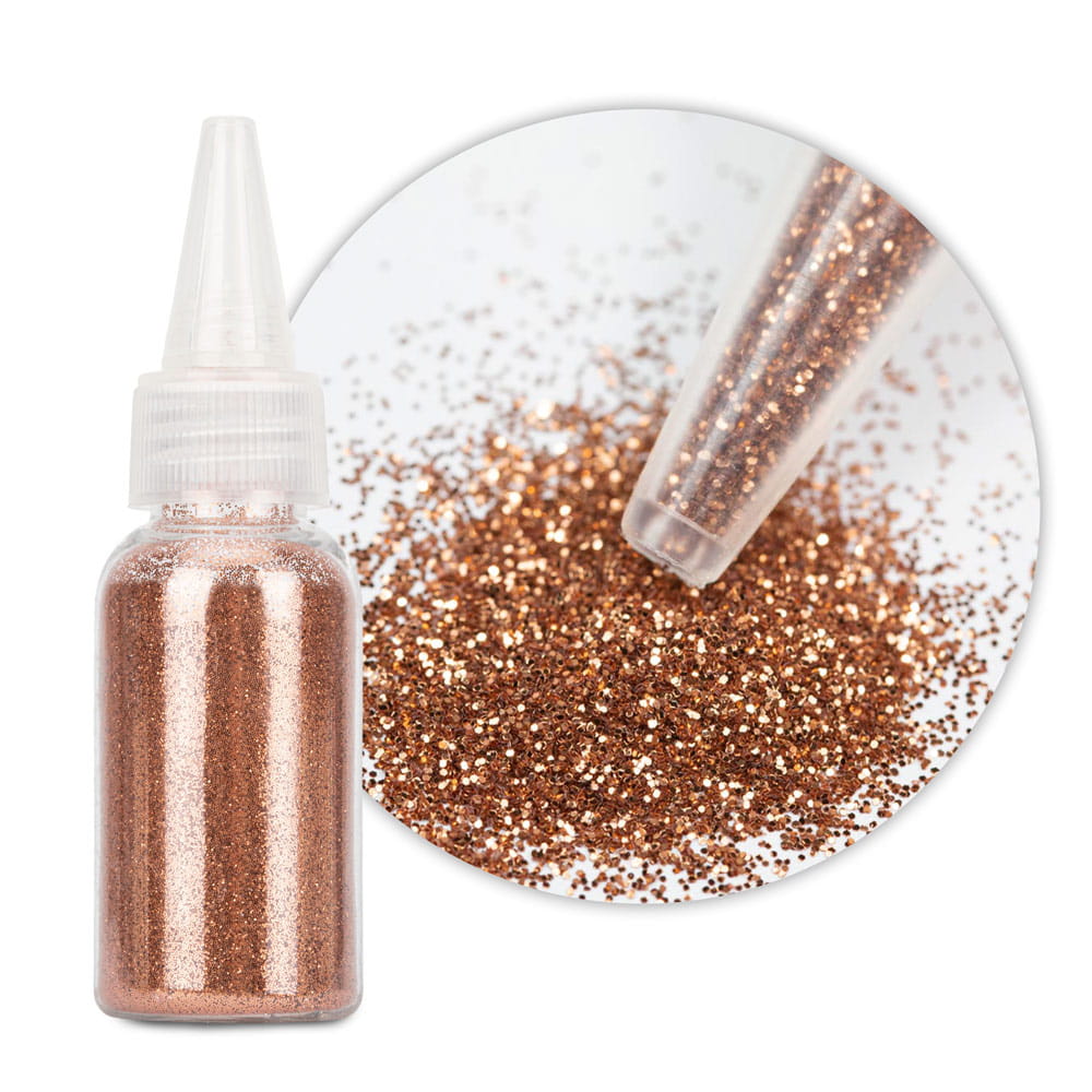 Brokat do paznokci w butelce z dozownikiem 20g Nr 14