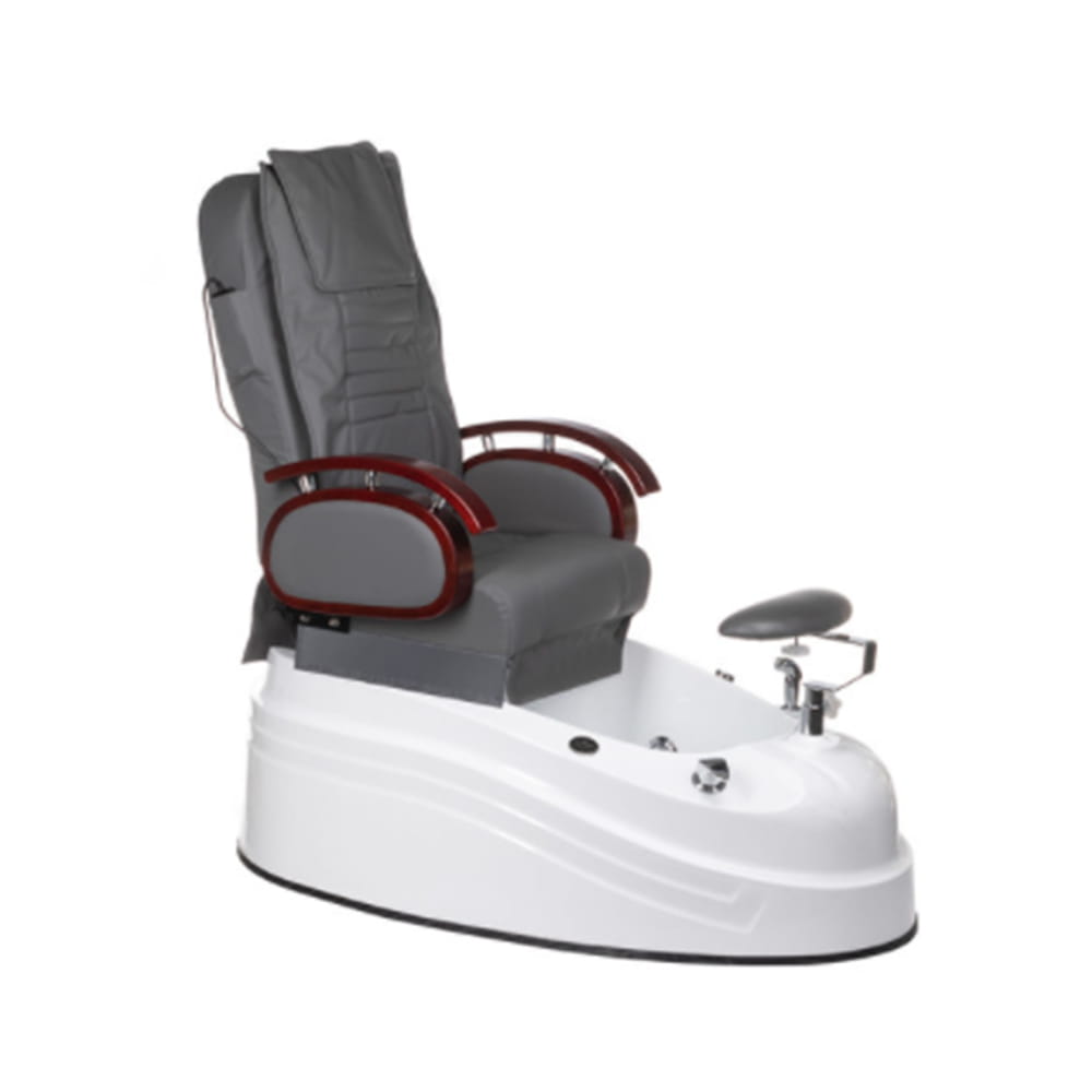 BS Fotel do pedicure z masażem BR-2307 szary