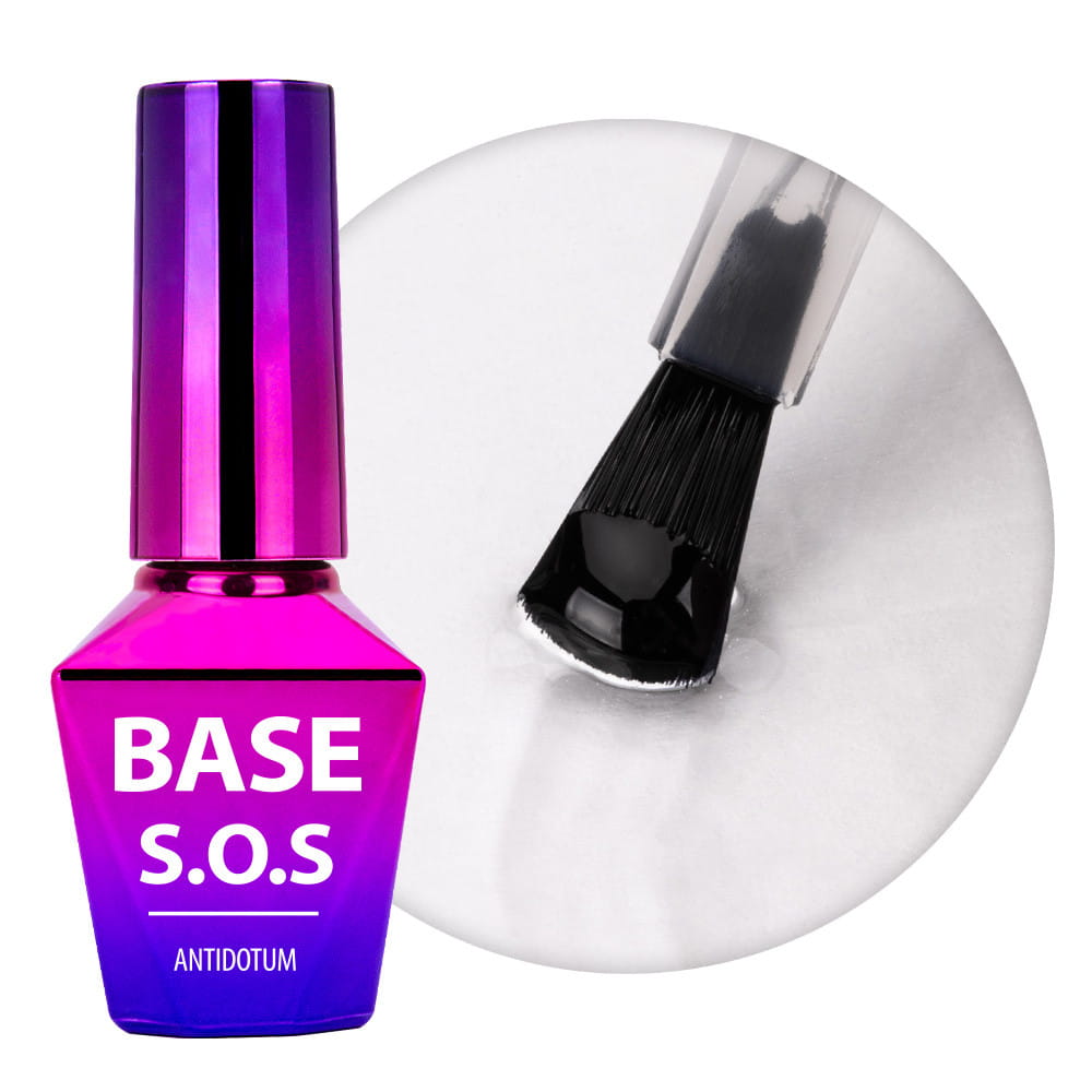 Baza kauczukowa S.O.S. rubber base MollyLac Clear 10g