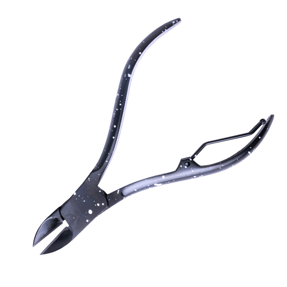 Cążki cęgi do pedicure profesjonalne Molly Nails czarne ostrze 15 mm