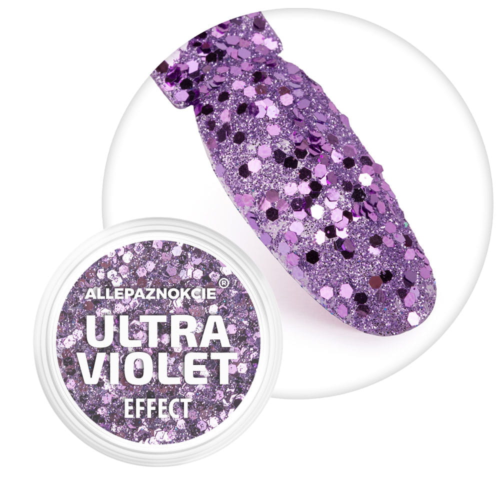 Pyłek do paznokci Ultraviolet Effect Allepaznokcie 1 g Nr 04