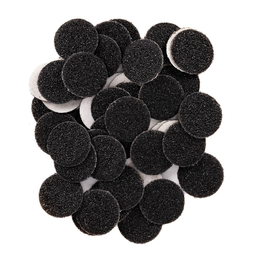 Nakładki ścierne tarcze wymienne 80 grit do PodoDisk rozmiar S 15 mm 50 szt