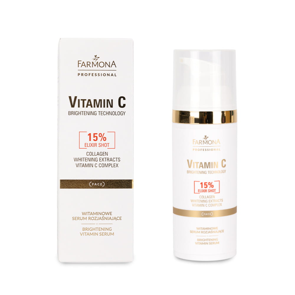 Witaminowe serum rozjaśniające Farmona Vitamin C elixir shot 15% 50 ml