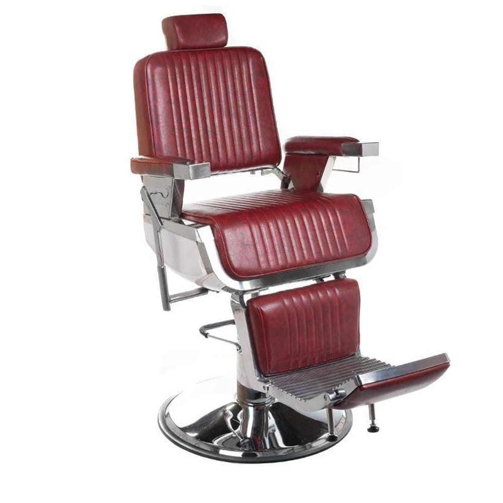 BS Fotel barberski Lumber BH-31823 Wiśniowy