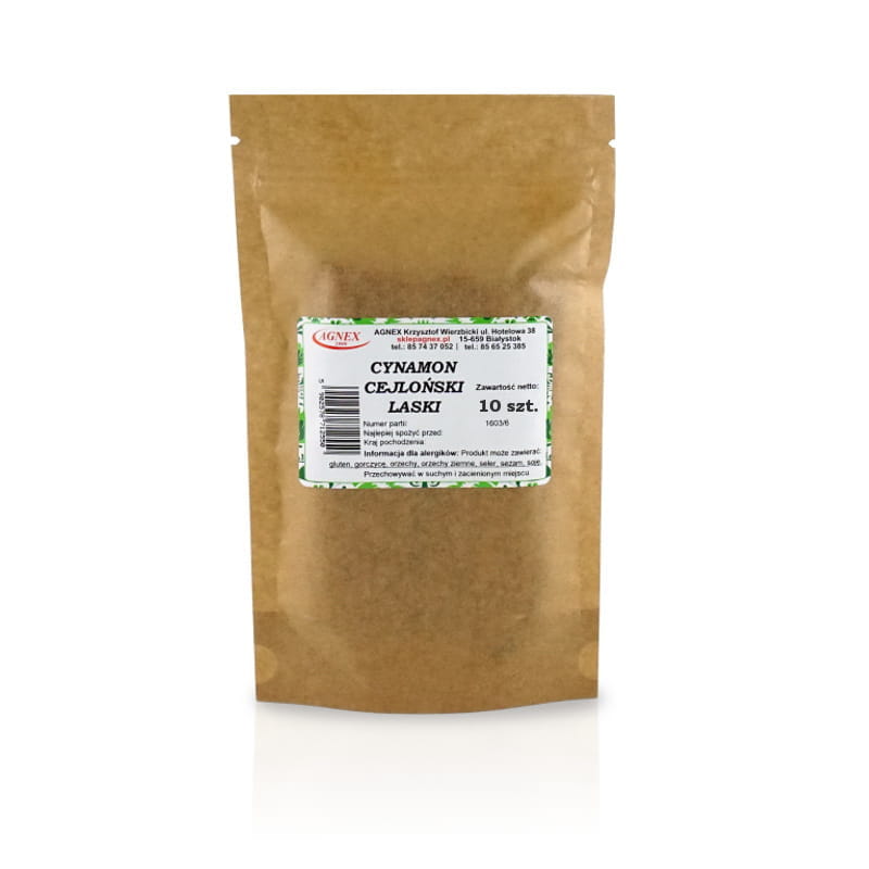 Cynamon cejloński laski 10 szt.