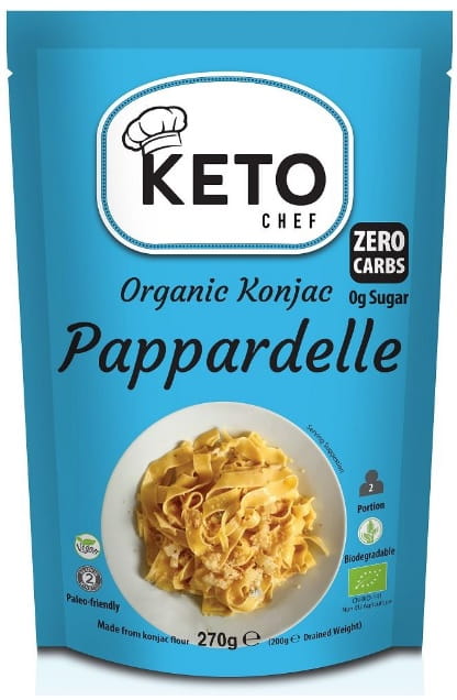 Makaron Keto - Konjac Pappardelle BIO 270g KETO CHEF
