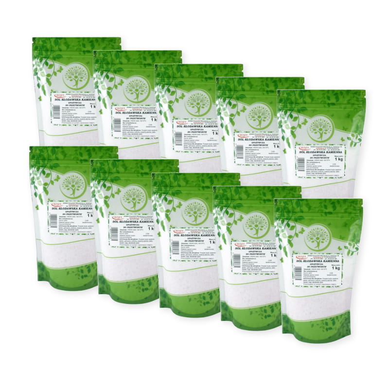 Zestaw Sól kłodawska kamienna 10kg