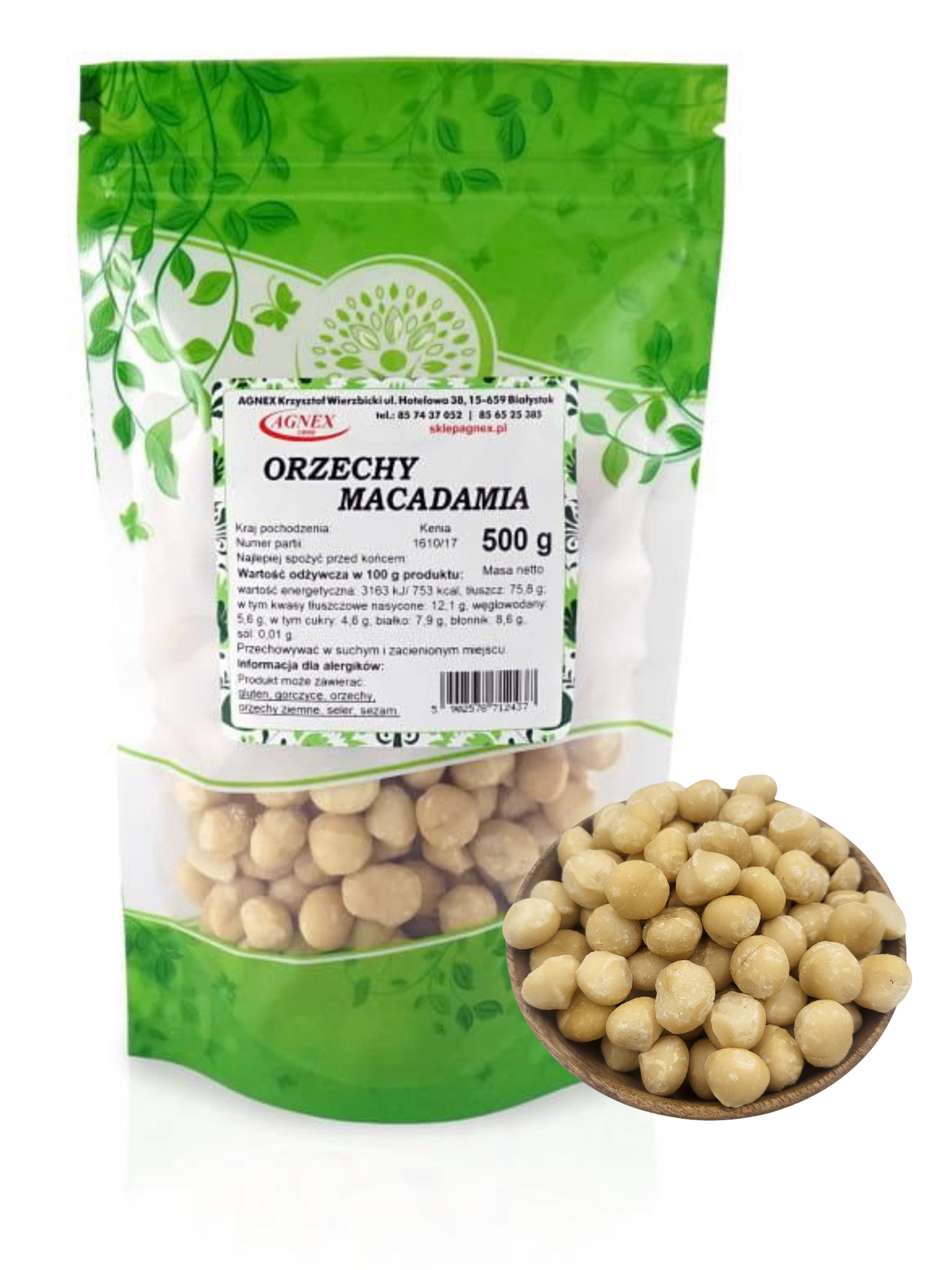 Orzechy macadamia 500 g