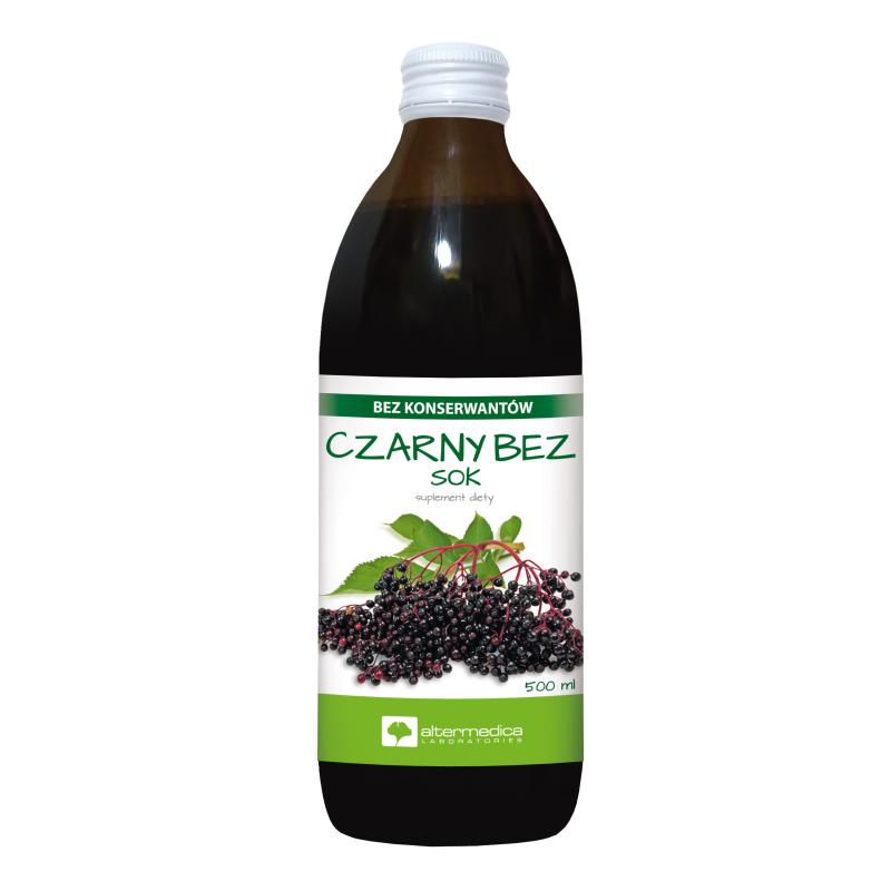 Sok z czarnego bzu 500 ml