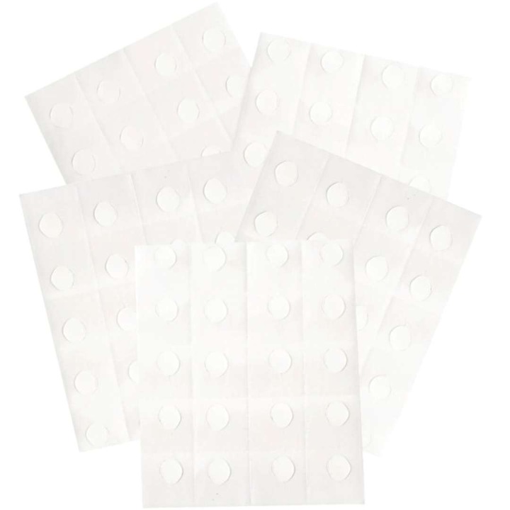 Dwustronne kropki klejące w blistrze, 100 szt.