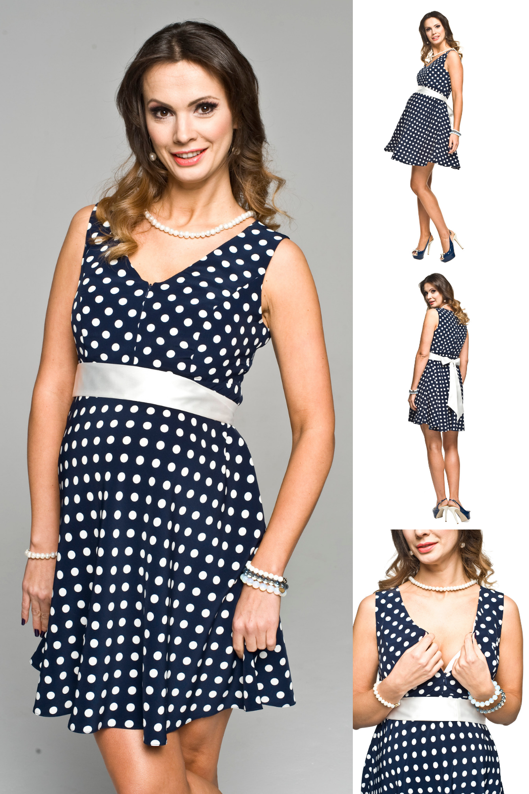 Sukienka ciążowa do karmienia Ripi