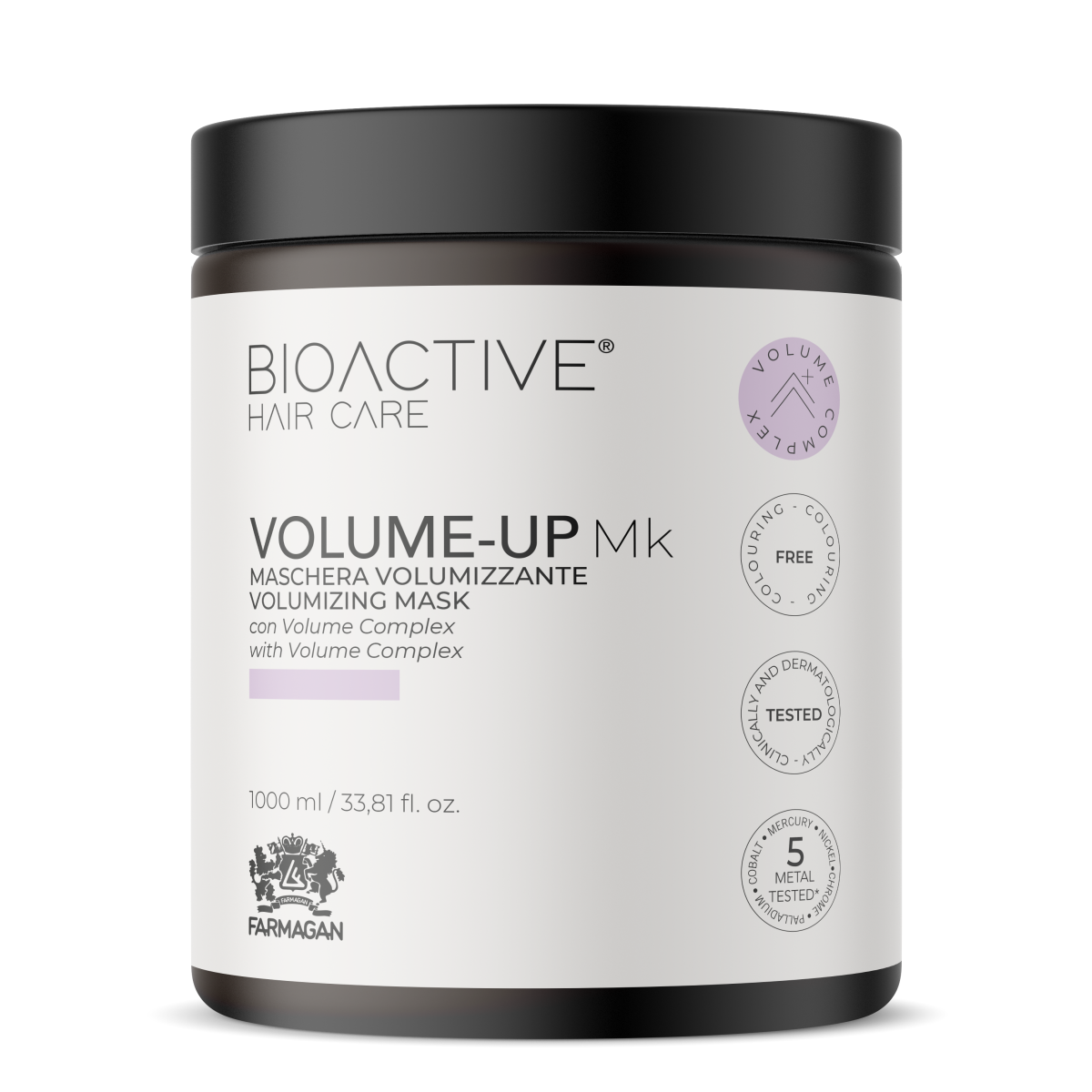 FARMAGAN VOLUME-UP Nadająca objętość maska do włosów 1L