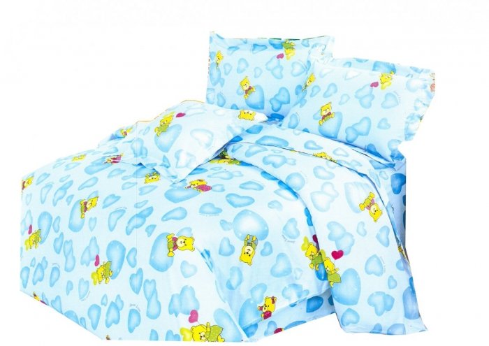 Pościel młodzieżowa 100% bawełniana 160x200 wz. Misiaczki