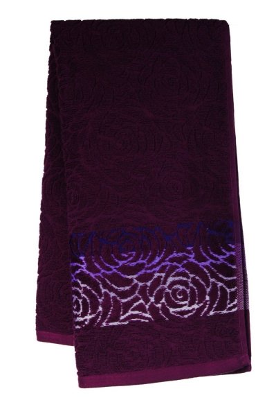 Ręcznik ROSSO 50x90 kolor jagodowy