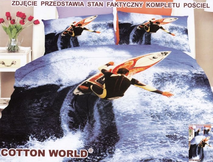 Pościel Premium Mikrowłókno 3D roz. 160x200 wz.FPP35