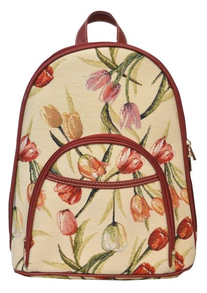 Plecak gobelinowy który cieszy wz. NS Tulipan