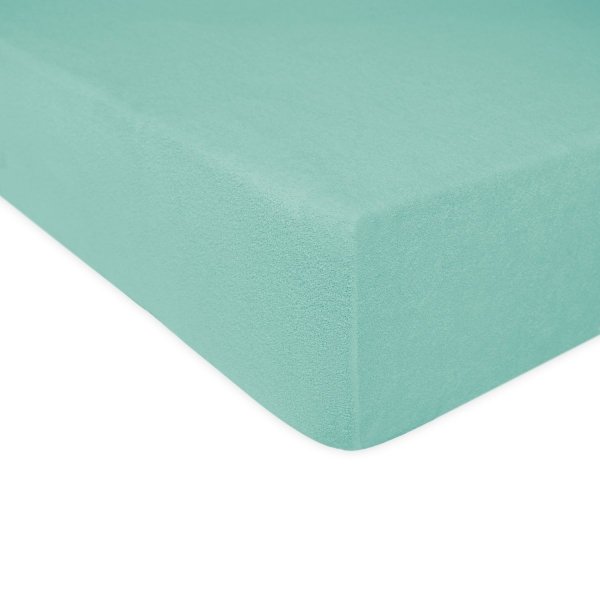 Grube Prześcieradło FROTTE 180x200 na gumkę wz. 045 jasny turkus