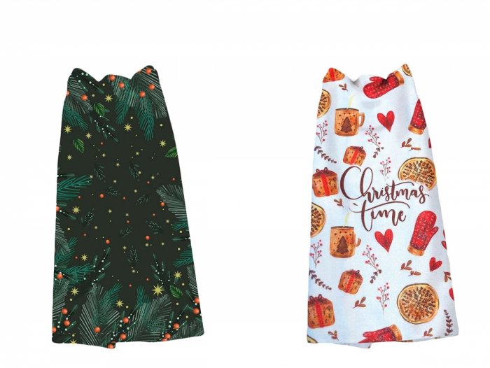 Komplet 2 ścierek kuchennych 38X60 cm wz. Christmas 2