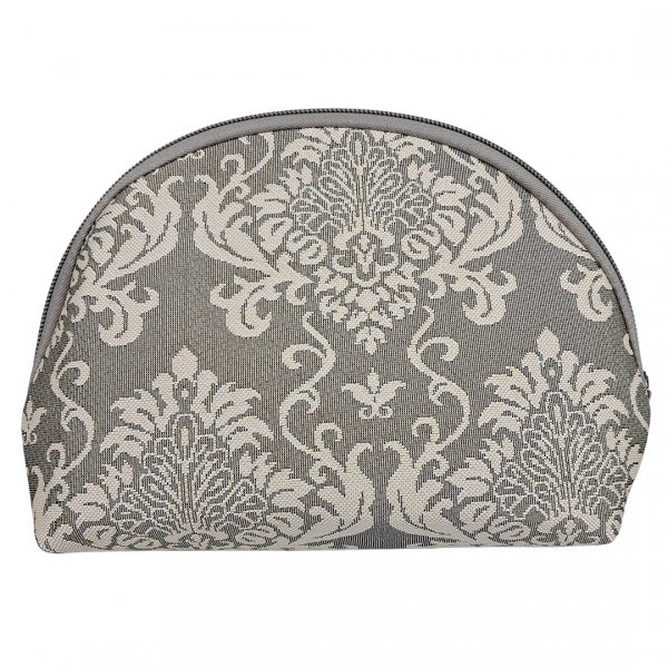 Komplet kosmetyczek gobelinowych - 4 sztuki wz. Orient c. szary