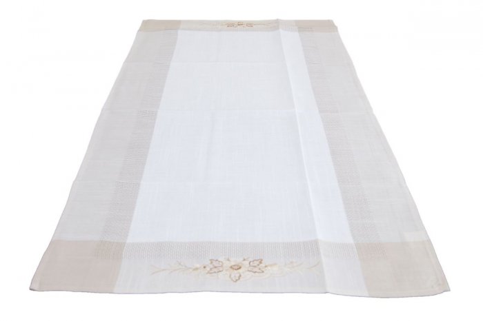 Obrus teflonowy rozmiar 60x120 wzór braz/biel (255)