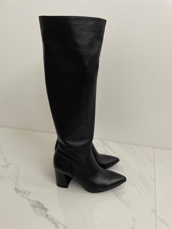 Kozaki 1535 czarny lico