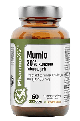 MUMIO EXTRACT (400 mg) 60 CAPSULES - PHARMOVIT (CLEAN LABEL)