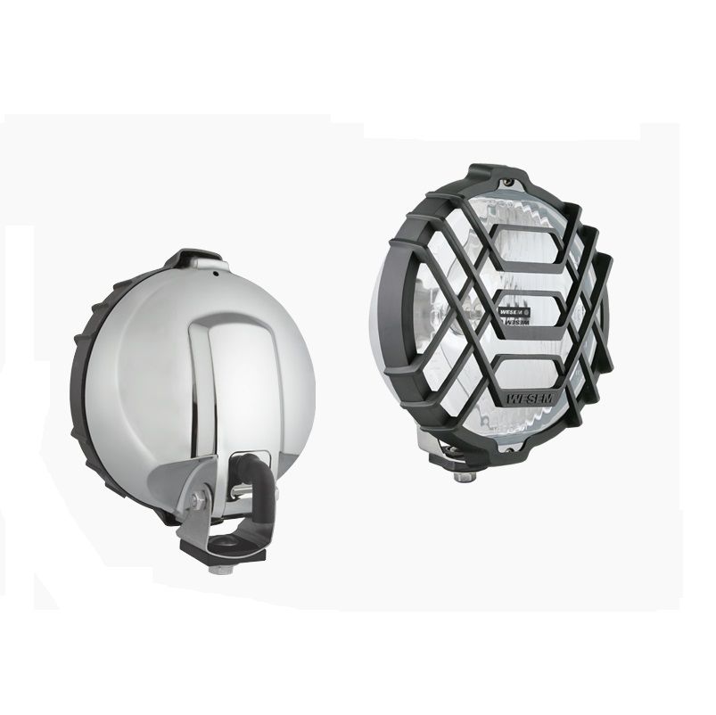 Drogowy reflektor halogenowy w chromowanej obudowie z żarówką HO3.18088 Wesem