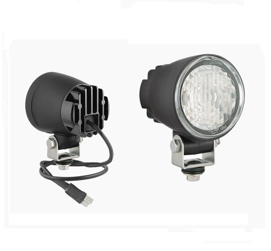 Przeciwmgielny reflektor z diodami LED przewodem i złączem Deutsch DT04-2P CDC2.48002 Wesem