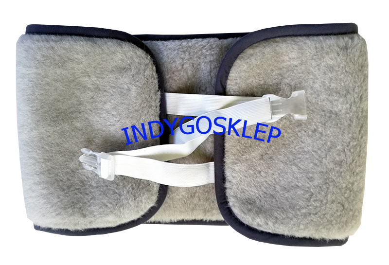 pas lędźwiowy ocieplający kaszmir silver