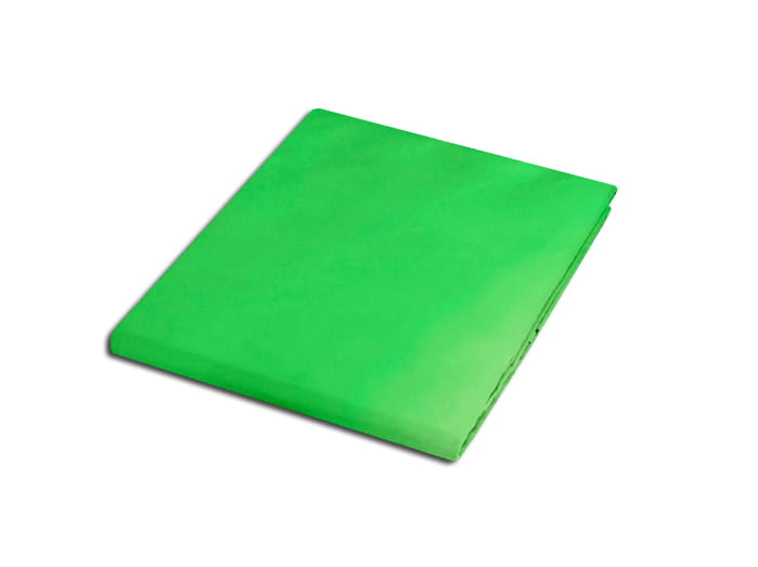 Prześcieradło bez gumki bawełniane 160x200 zieleń