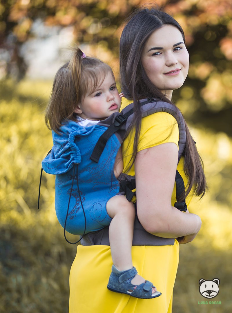 Nosidełko regulowane Grow Up Wrap: Luna Jeans