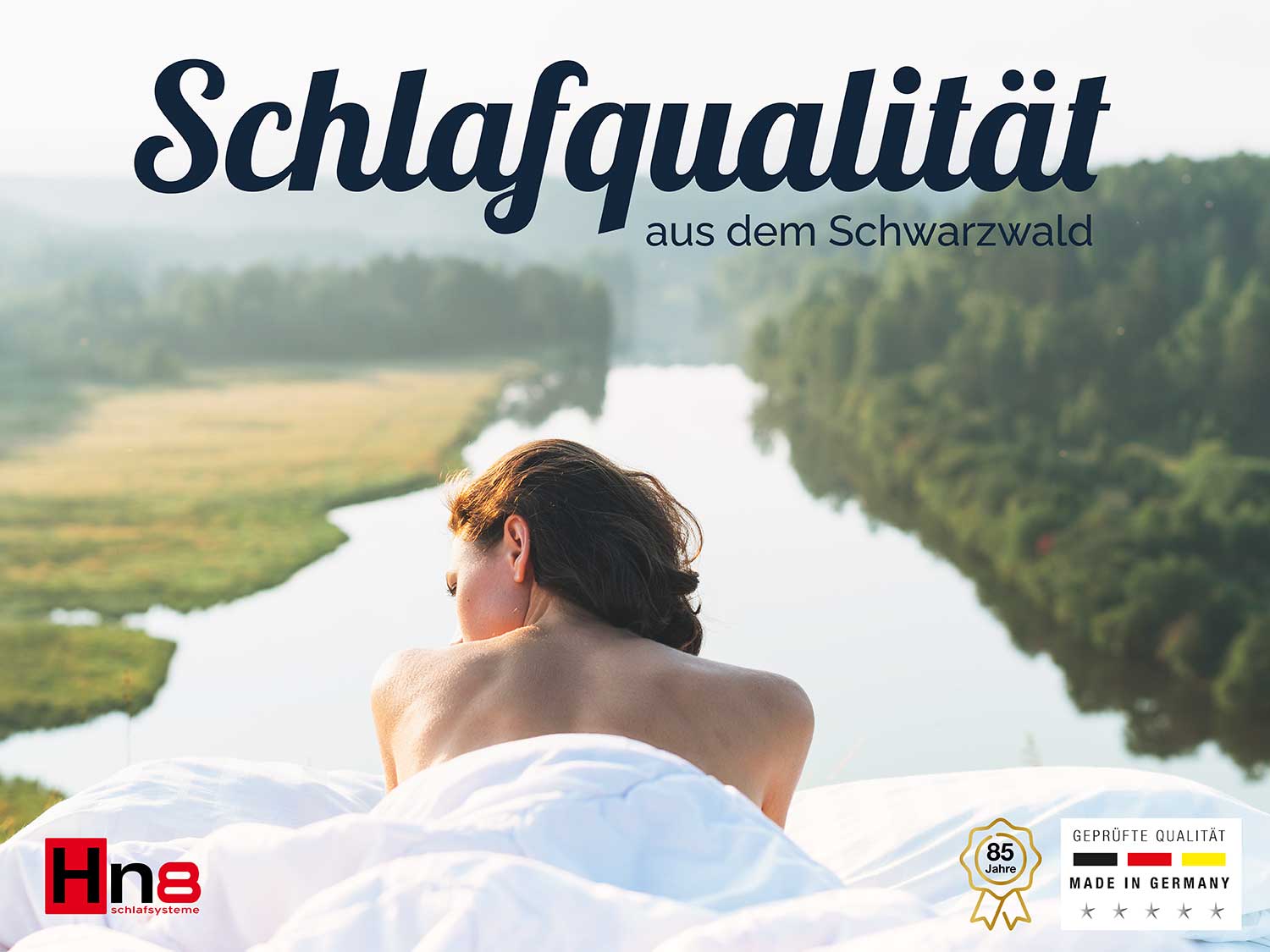 Hn8 Schlafsysteme Topper z pianki żelowej 7-strefowy Dynamic Soft Comfort 80 x 200 cm