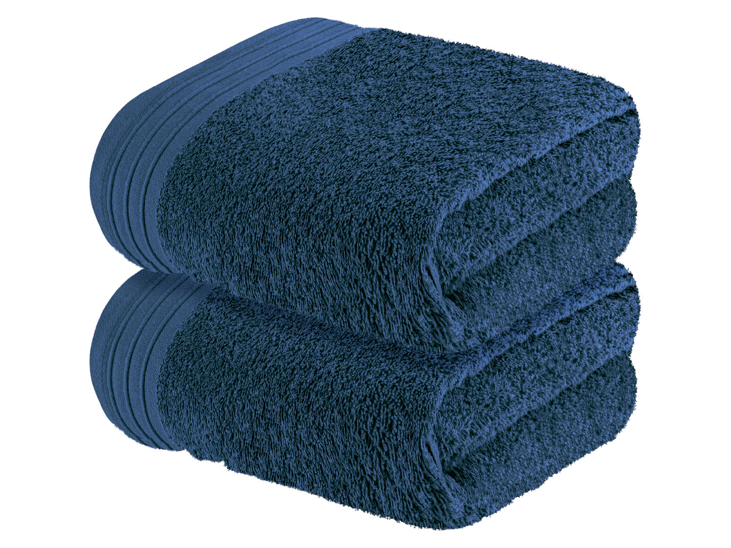 Livarno home Ręczniki frotté, 50 x 100 cm, 2 sztuki Niebieski