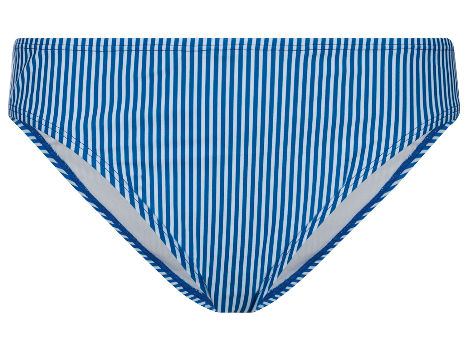 esmara Majtki damskie, dół od bikini 34, Pasy biały/niebieski
