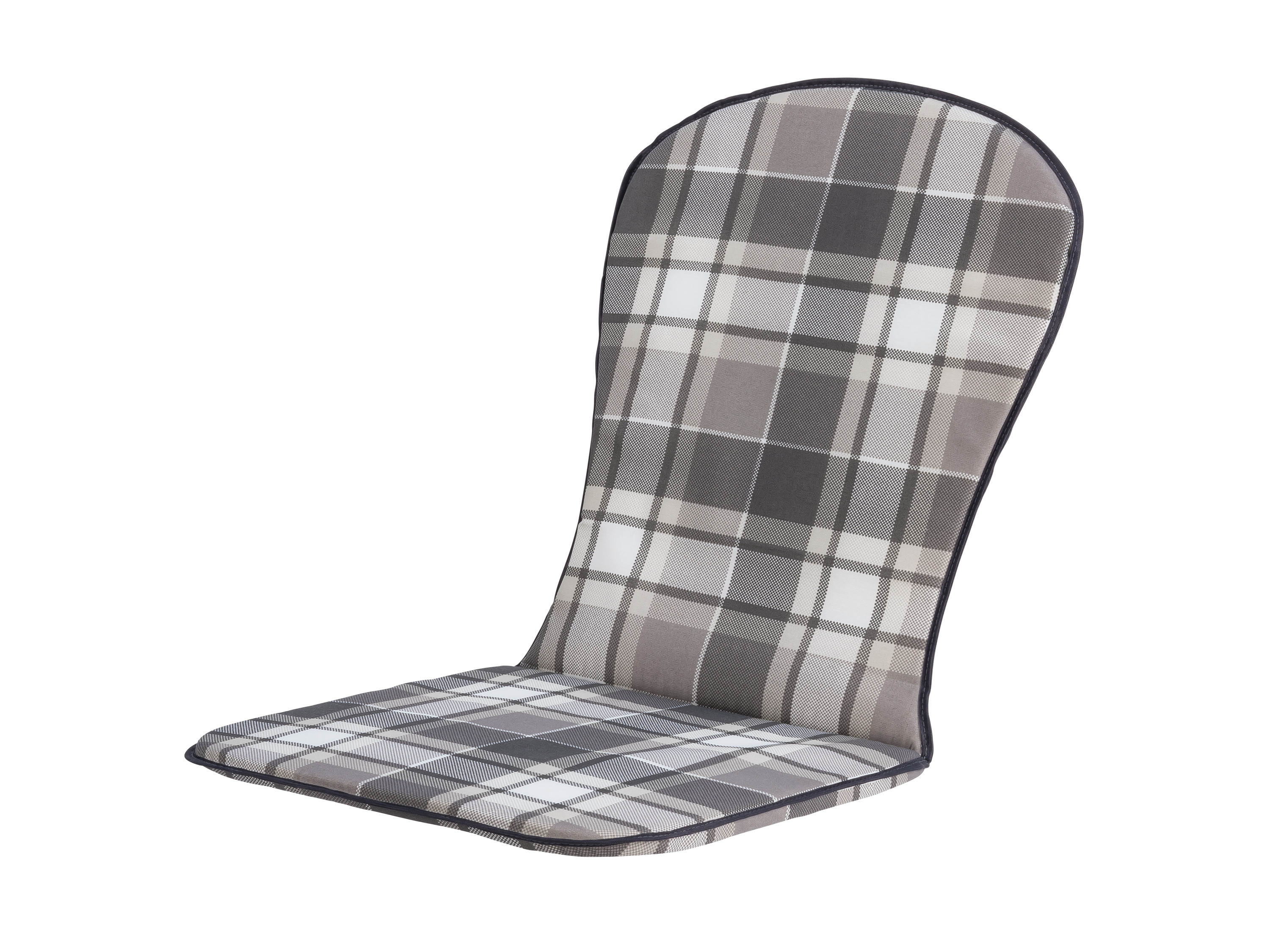 Livarno Poduszka na krzesło z wysokim oparciem Szary