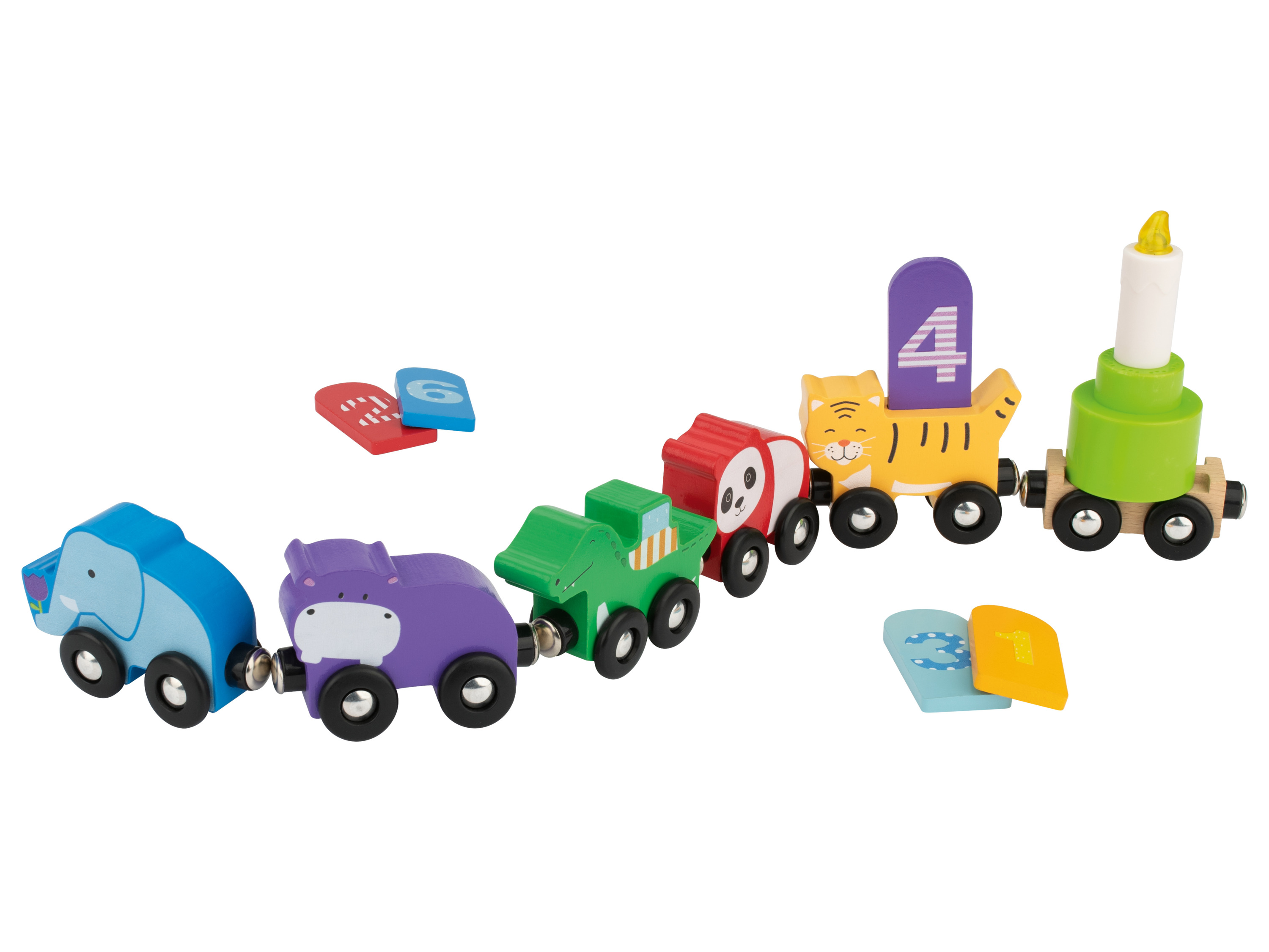 lupilu Kolejka Urodzinowy Pociąg / Zwierzątka Zwierzęta