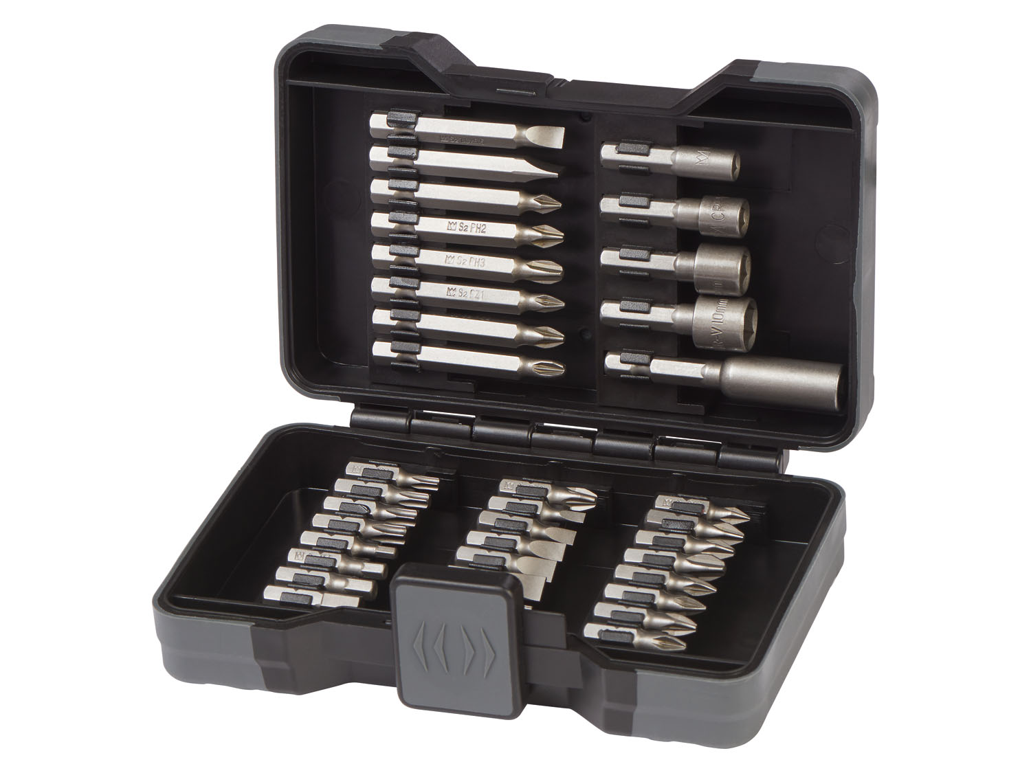 Parkside Zestaw wierteł, 15 elementów, lub bitów, 37 elementów Zestaw bitów do wkrętarki