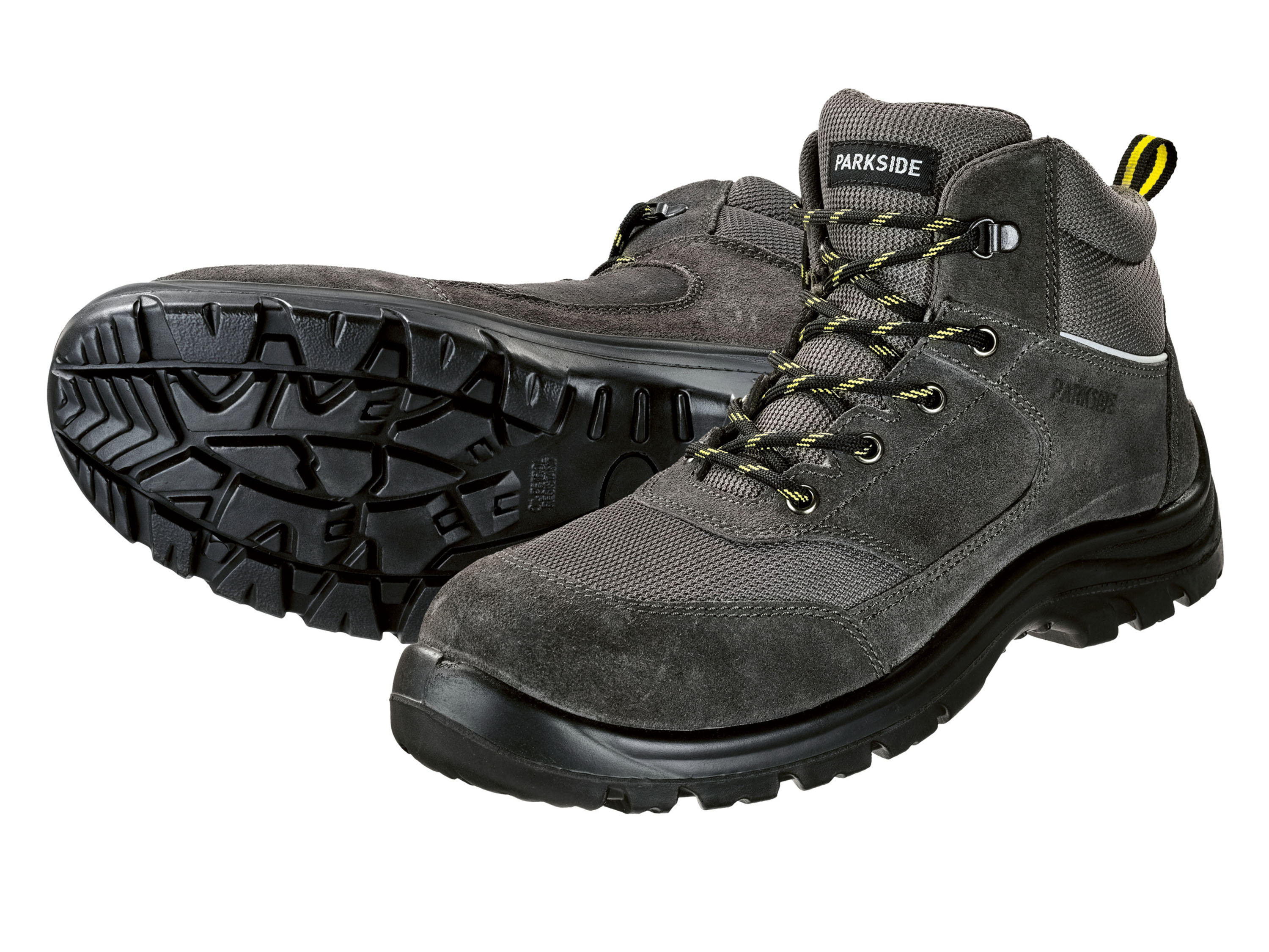 Parkside Buty ochronne męskie S3, antypoślizgowe Szary, 43