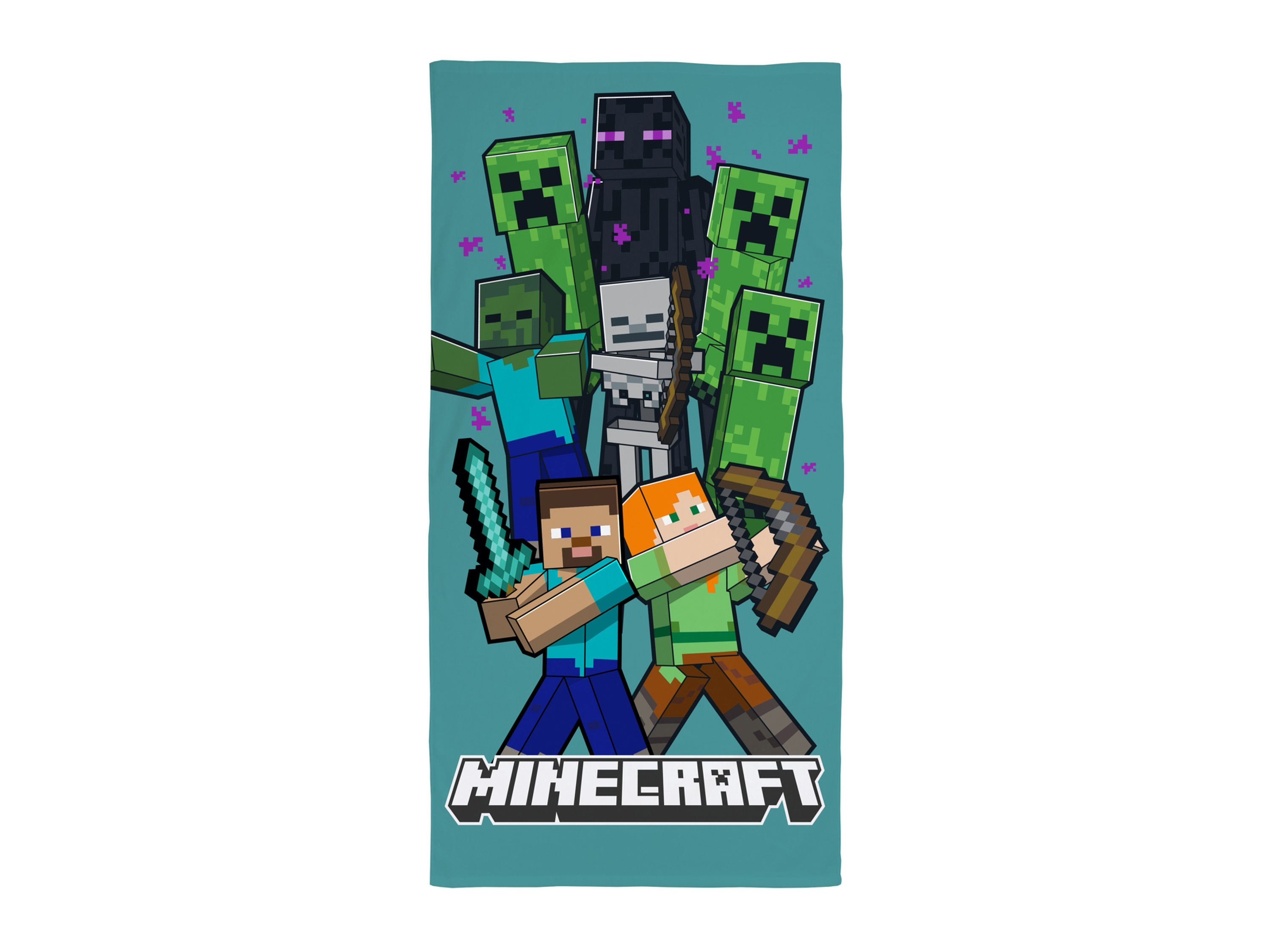 Ręcznik plażowy Super Mario / Minecraft Minecraft